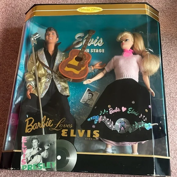 New in box Elvis and Barbie combined Barbie pair - Picture 1 of 9
